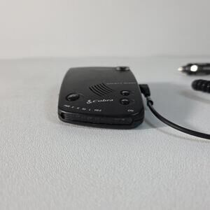 Vintage Cobra ESD-6200 6 Band Radar Detector LaserEye 360 Safety Alert Black